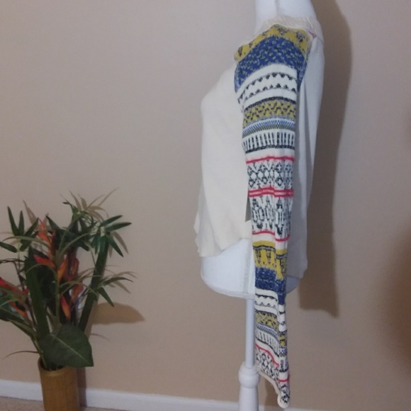 🆕️Free People Striped Sleeve Thermal - Picture 7 of 8